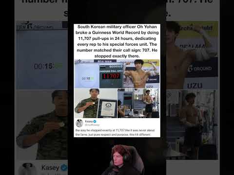 South Korean general breaks pull-up world record
