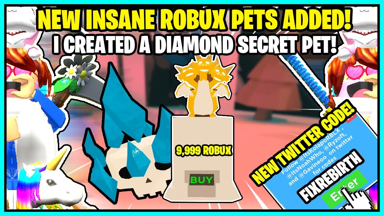 Clicking Champions New Robux Super Op Pets I Created A Diamond Secret Pet Fast Super Rebirths Youtube - twitter roblox dinosaur simulator robux offers