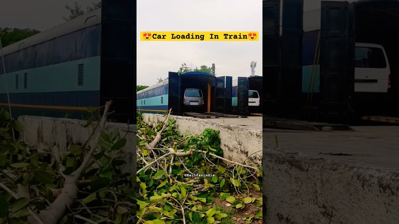 😍 Car Loading in Goods train | NMG - Wagon🚂🇮🇳 | Goods train 