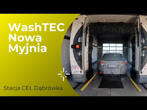 Nowa automatyczna myjnia portalowa firmy WashTec na stacja paliw CEL