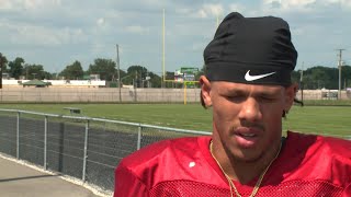 TJ Epperson full interview at Bishop Luers Knights football practice on 8/5/26 News