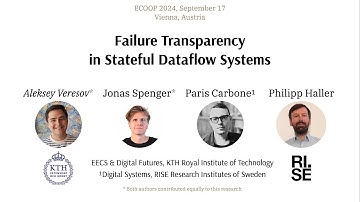 Failure Transparency in Stateful Dataflow Systems | ECOOP 2024