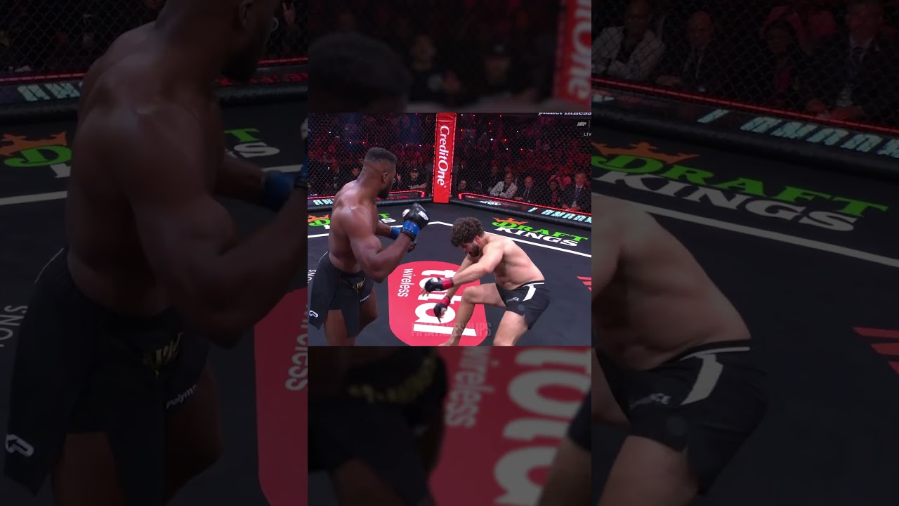 Brutal Francis Ngannou KO 2026 fight #francisngannou