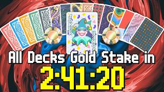 Balatro - All Decks Gold Stake in 2:41:20 (Third Fastest Ever)