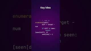 Two Sum in Python | LeetCode Explained in 2 Minutes