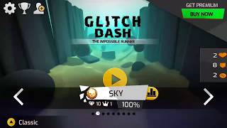 Glitch Dash - Level Sky