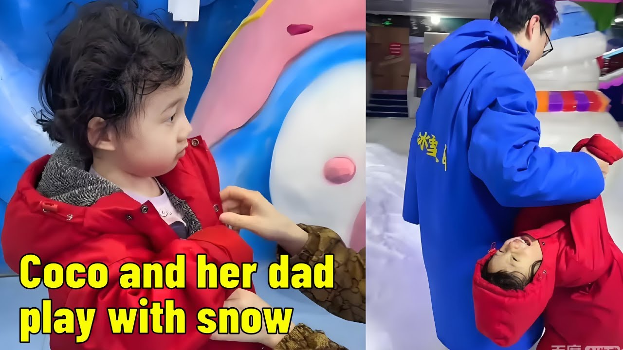 Coco discovered a fun-filled snow world and didn't want to go home.