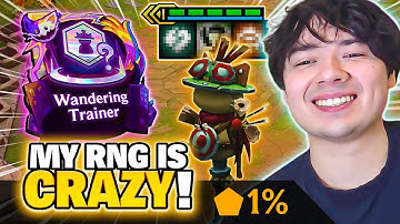 I Clicked Wandering Trainer At 2-1 And Then Hit An INSANE 1% Chance! I Set 15 TFT