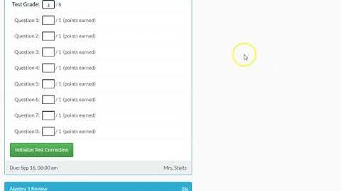 DeltaMath Test Corrections