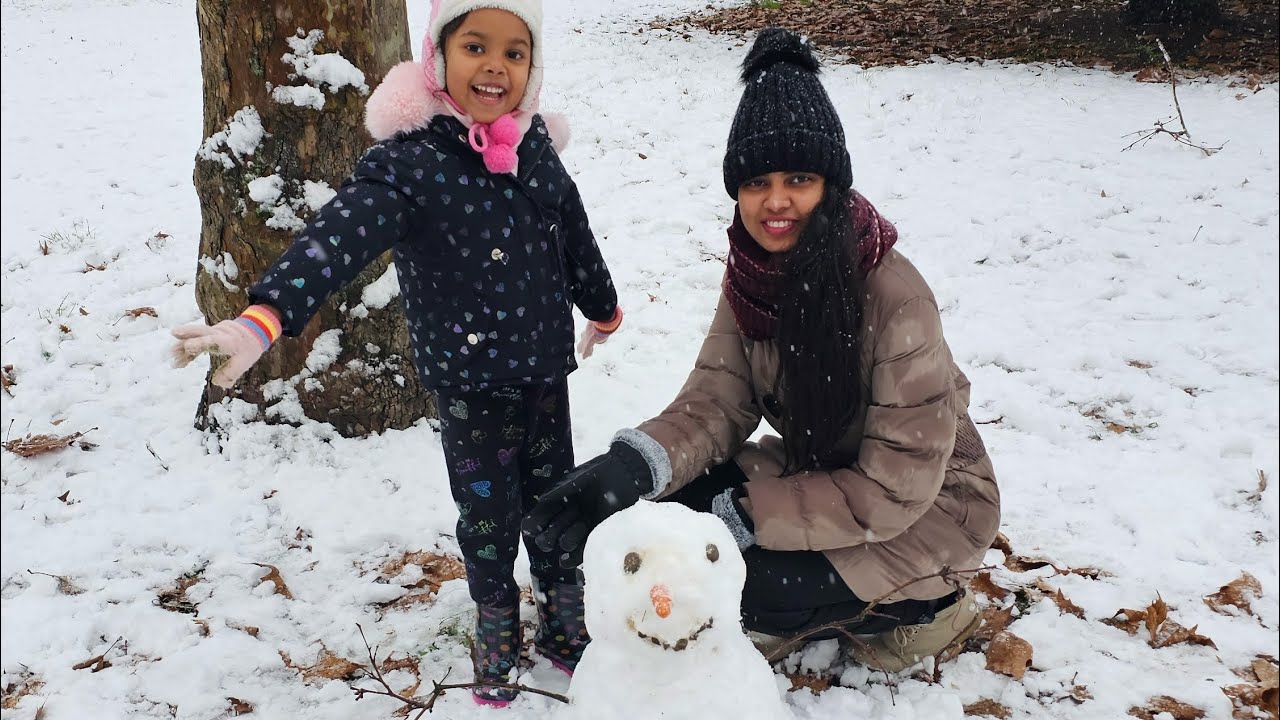 හිමෙන් පිරුණු දවසක් - සුන්දර මතකයක් ☃️☺