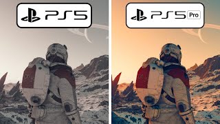 Starfield PS5 vs PS5 Pro Graphics Comparison