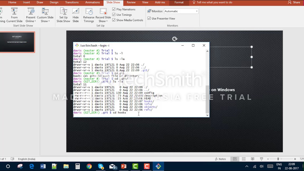 Git Hooks in Windows YouTube