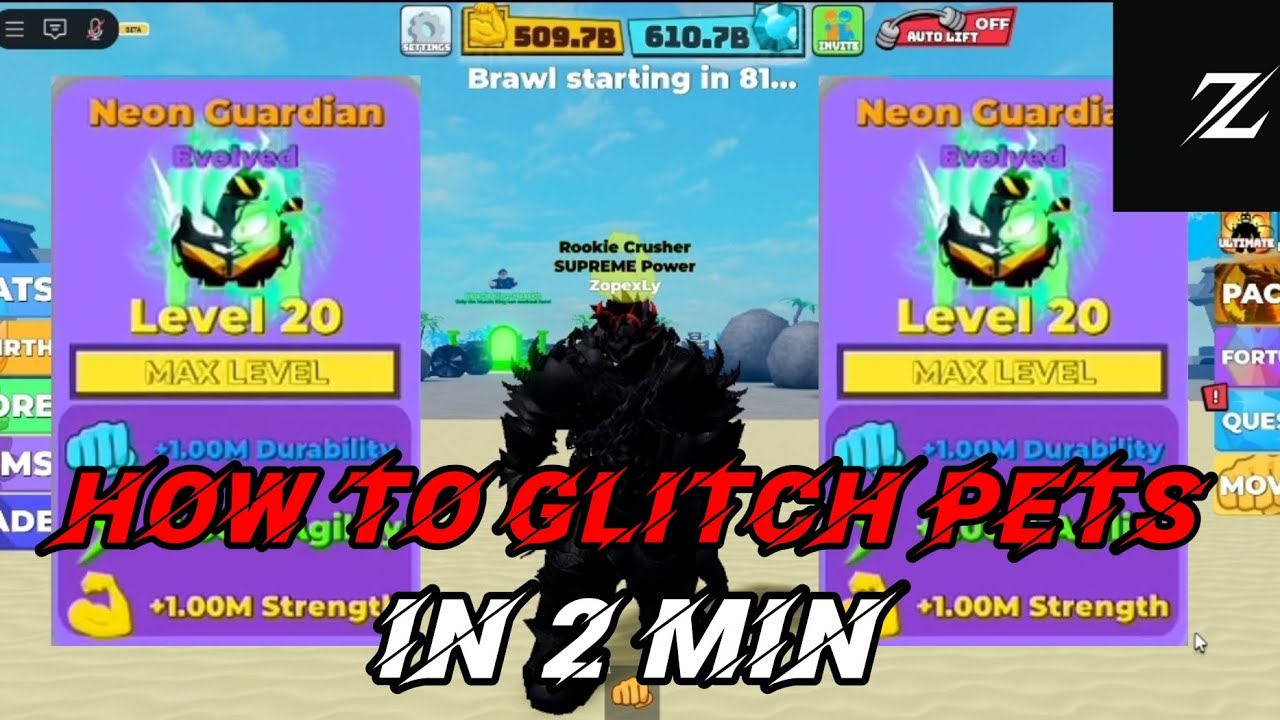 HOW TO GLITCH PETS💥 IN 2MIN ON MUSCLE LEGENDS💪 
