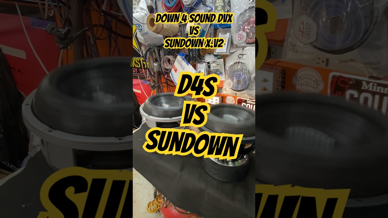 Battle of the brands D4S DVX vs Sundown X.v2 12s ￼ use code “twisted” @down4sound.com save 