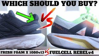 New Balance Fresh Foam X 1080v13 vs New Balance FuelCell Rebel V4! Which is More Comfortable?