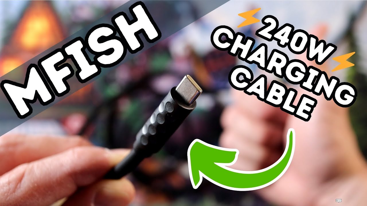 MFish 240W USB Type-C Charging Cable Review - YouTube