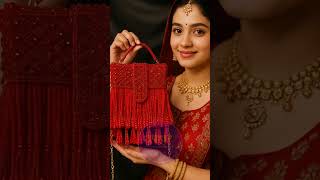 Beautiful Red Bridal Bag | Elegant Wedding Accessory & Return Gift | Uphaar Gifting Udaipur