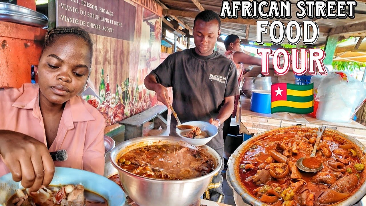 Togolese street food Heaven Atakpame plateau region of Togo 🇹🇬 west Africa 🌍