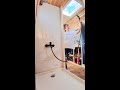 【自作バスコン製作】シャワールーム作成の未公開シーン