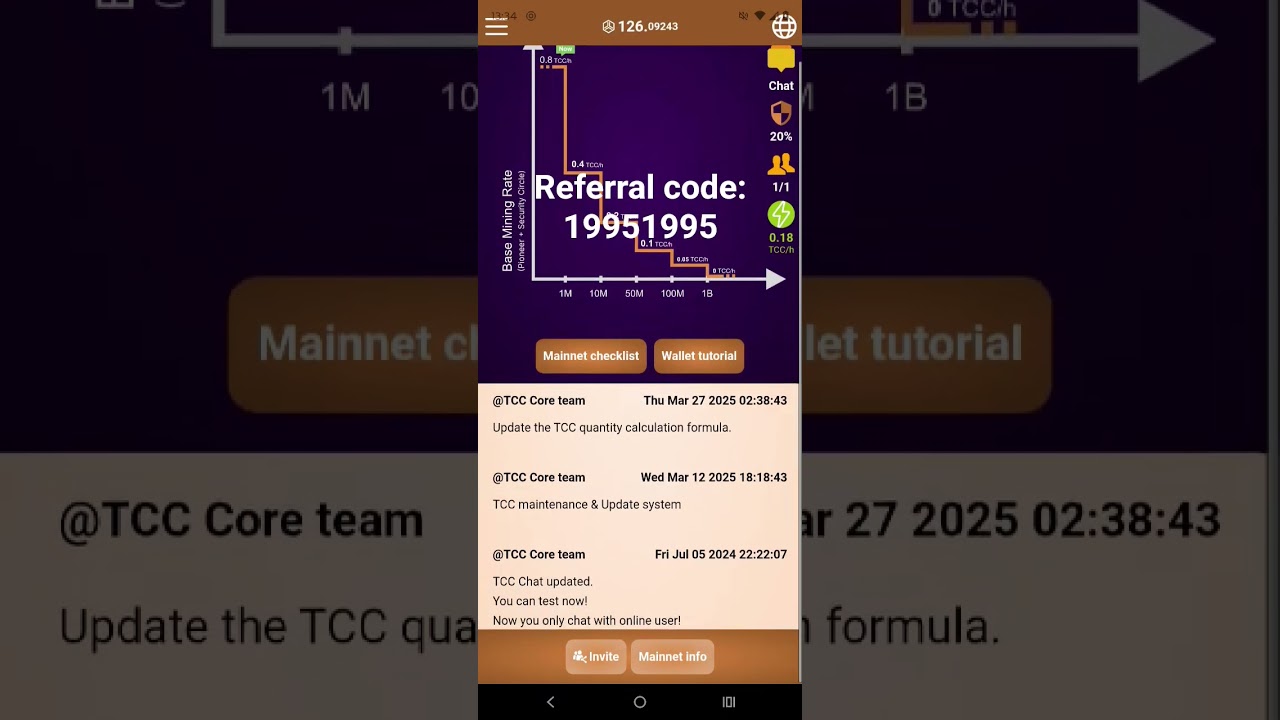 New mining Tcc network referral code:19951995