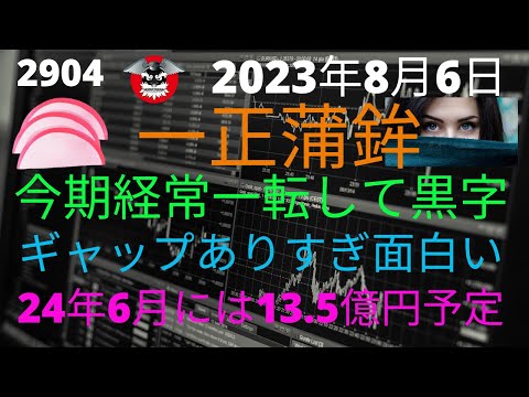 一正蒲鉾　今期経常は一転して黒字浮上　ギャップありすぎ『面白い』