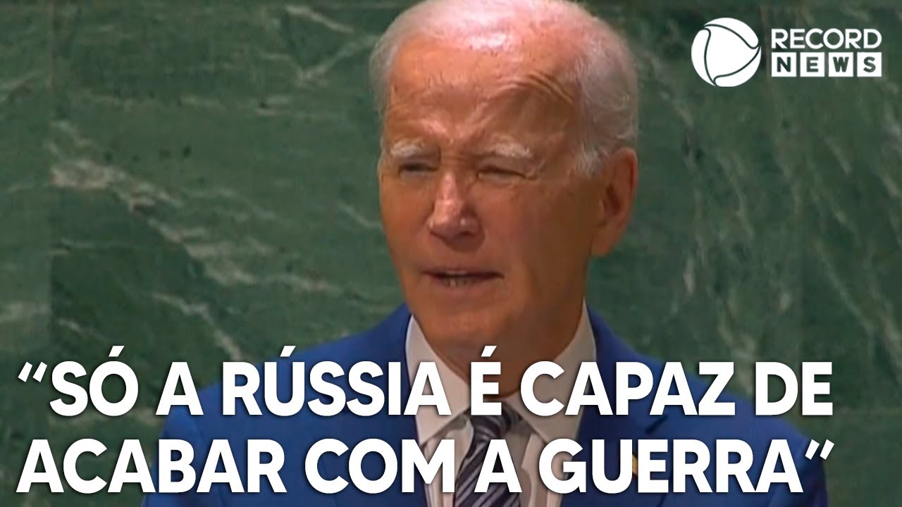 Biden diz que apenas a Rússia pode acabar com a guerra