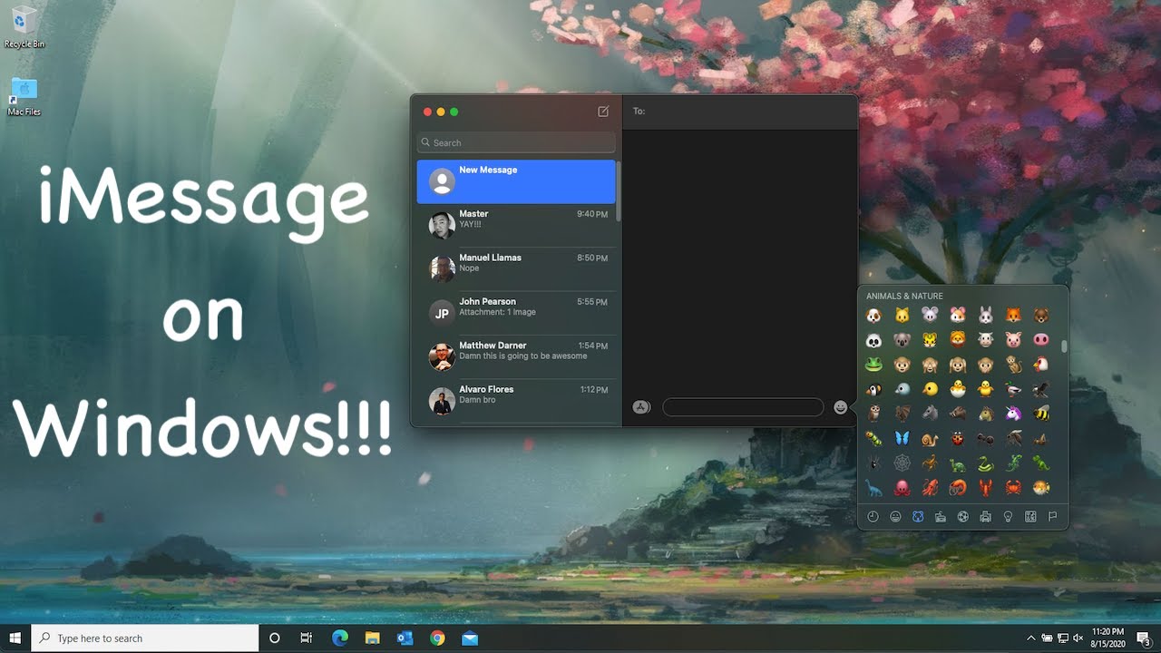 How To Get IMessage On Windows 10 PC Using Dell Mobile Connect No 