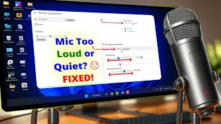 How to Change Microphone Sensitivity in Windows 10/11 (Fix Low or Loud Mic)