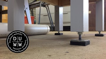 Make your own levelling feet for the workshop