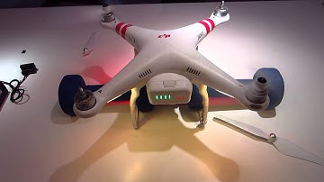 Testing Drone Motors After Crash With Propellers On - DJI Phantom 2 Vision+ (Plus) R/C Quadcopter