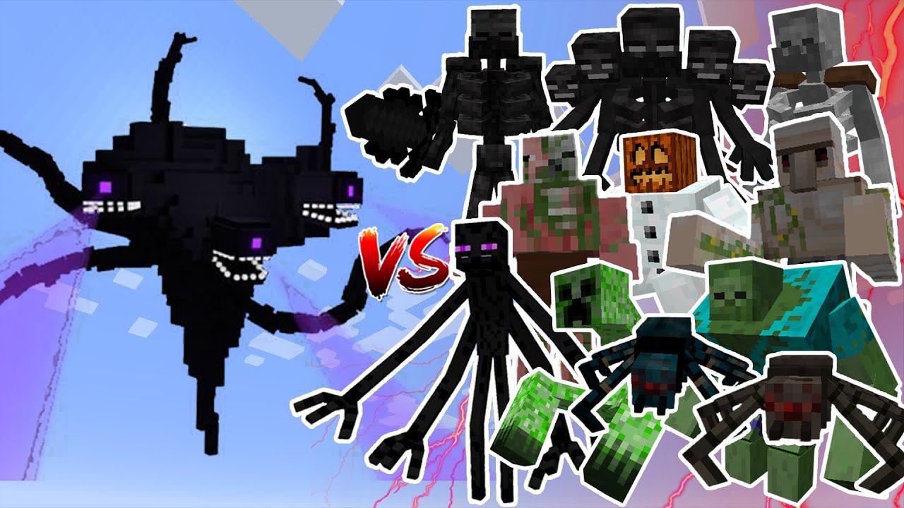 Minecraft Unlikley Features - The WITHER STORM MOB!