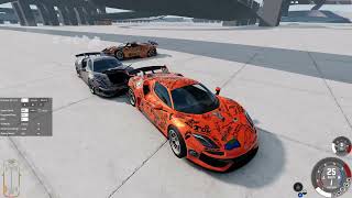Ai powered cars and buses chase me in BeamNG drive#beamngdrive 