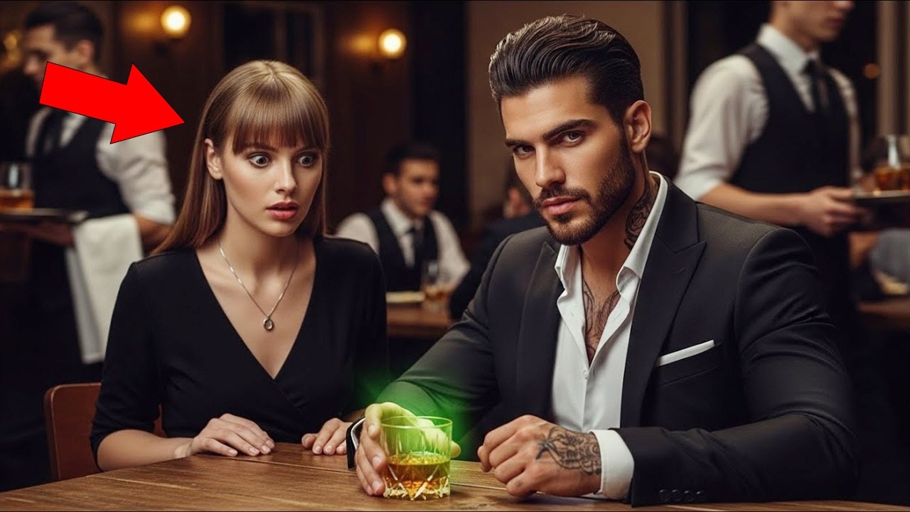 “Put the Glass Down”—The Waitress Saw the Color Shift Before the Mafia Boss Took a Sip