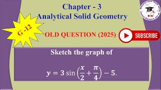 Part (3) - Chapter (3), Analytical Solid Geometry. (၅ မှတ်တန် မေးခွန်းဟောင်း)