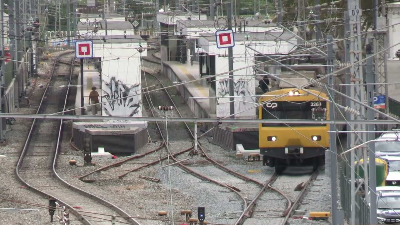 Ponto de situação das obras na Linha de Cascais - Carcavelos e São Pedro do Estoril - Oct 2025