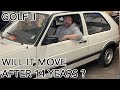 Barn Find Mk2 Golf - Back in daylight for the first time in 14 years!