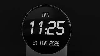 Modern 3D Digital Desk Clock: Procedural Animation with Blender Geometry Nodes