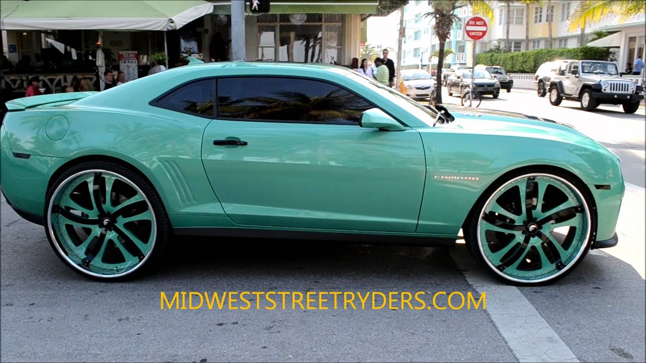 3 DEEP CAMARO ZL1 TRAIN ALL ON 26 28 30 FORGIATOS SOUTH ...