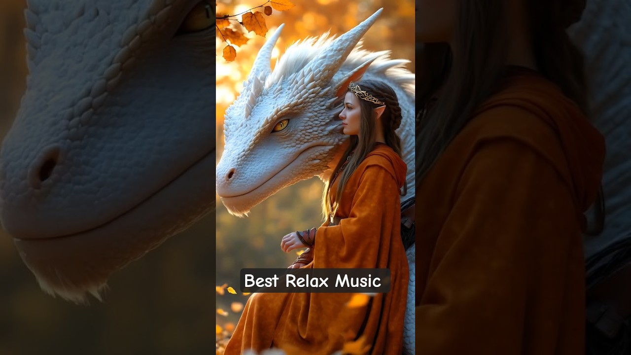 Relaxing Music – Elf & Dragon Serenity in 4K | Cinematic Fantasy Calm 