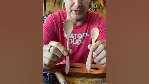 Carving a wooden spoon. Part One. Using the bandsaw to shape the spoon