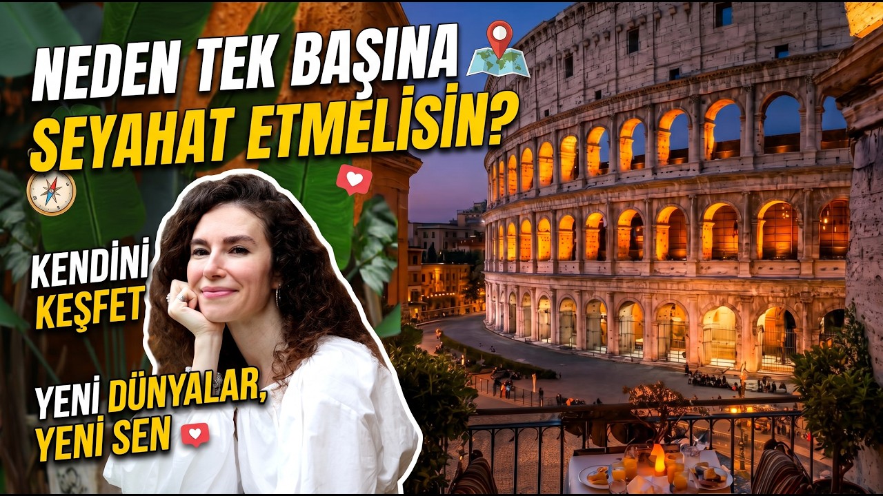 Tek başına seyahat etmek sadece yeni yerler görmek değil; aslında kendi içinizdeki sınırları, cesareti ve özgürlüğü keşfetmektir. Bu videoda, tek başına yola çıkmanın neden hayatınızda vereceğiniz en iyi kararlardan biri olabileceğini ve bu yolculuğun kişisel dönüşümünüze nasıl katkı sağladığını konuşuyoruz.

Zaman zaman çekimser kaldığınızı biliyorum; "Tek başıma sıkılır mıyım?", "Güvenli olur mu?" ya da "Yanımda biri olmadan tadı çıkar mı?" soruları zihninizi kurcalıyor olabilir. Bu videoda hem bu endişeleri nasıl aşabileceğinizi hem de tek başına seyahatin sunduğu eşsiz özgürlük hissini paylaşıyorum.

Siz daha önce tek başınıza seyahate çıktınız mı? En çok zorlandığınız ya da en keyif aldığınız an neydi? Yorumlarda buluşalım! 👇

✨ Videoyu beğenmeyi ve kanala abone olmayı unutmayın!