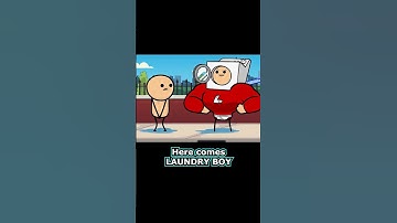 Laundry Boy - #shorts #funny #stickman