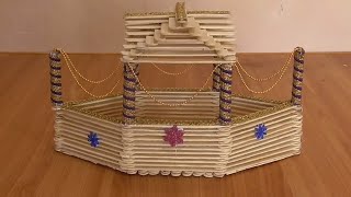 diy - how to make popsicle stick boat || how to make icecream stick boat | popsicle ship for project