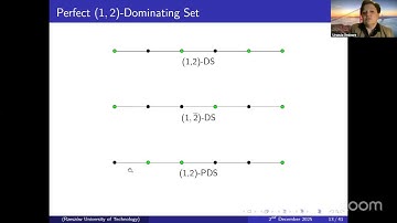 CaRT 2025 - (1, 2)-Domination with additional restrictions in graphs - Urszula Bednarz (Poland)