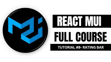 🚀React Material UI Tutorial #8 - Rating Bars | How to build a star rating component in react