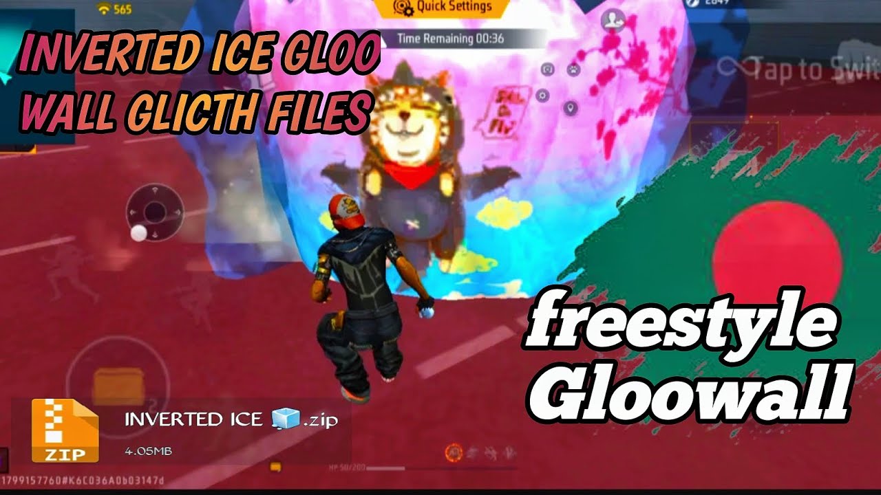 Inverted ice Gloo Wall Glicth Files 📁|Freestyle Gloowall Gameplay|Link comment| EX-BEATZ
