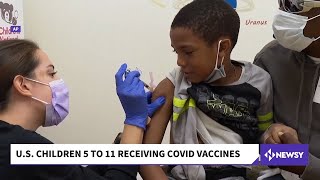 U.S. Children Ages 5 To 11 Now Receiving COVID Vaccines