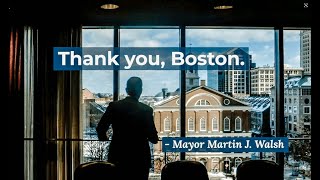 A Thank You Message from Mayor Walsh