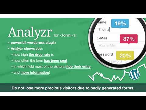Analyzr - WordPress form analyzing Plugin! | Codecanyon Scripts and Snippets