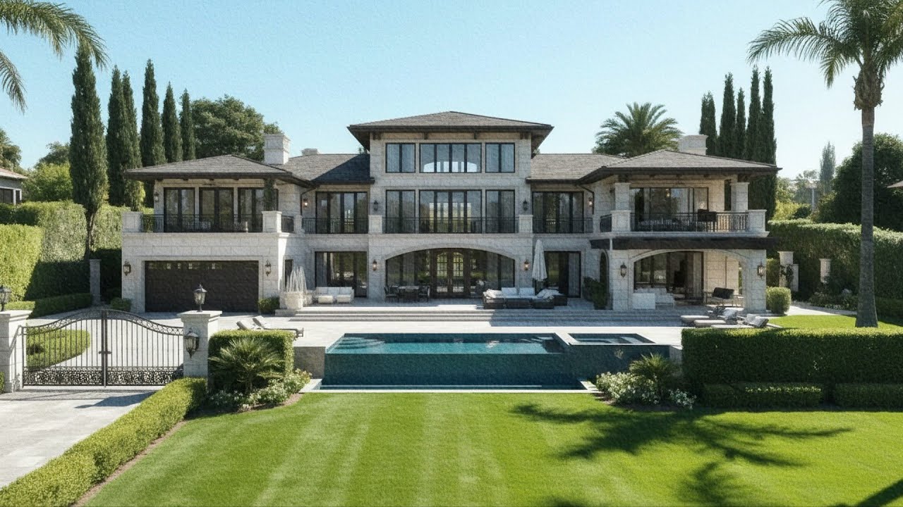 Inside  $69 ,000,000 Villa Tahiti Estate Stunning Mediterranean| Luxury Tour